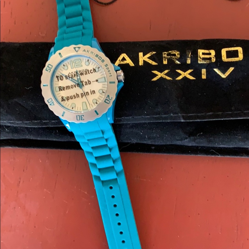 Watch Akribos Teal